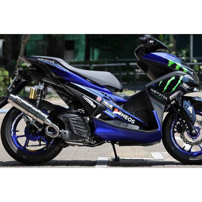 PURESPORT フルエキゾーストマフラー ”S” SUS AEROX155 タイ仕様｜フル