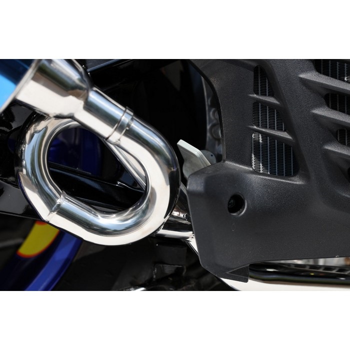 PURESPORT フルエキゾーストマフラー ”S” TitanBlue AEROX155
