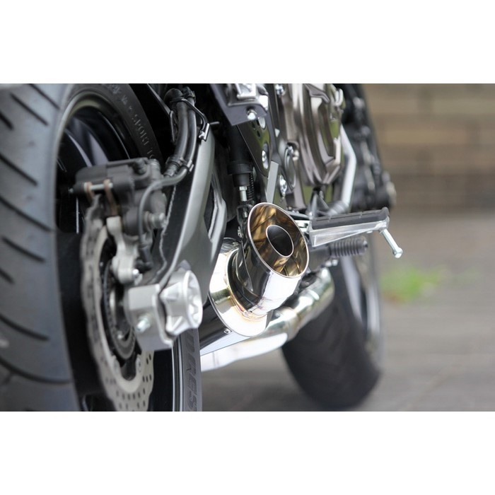 POWERBOX FULL フルエキゾーストマフラー ”SS” TitanBlue XSR700