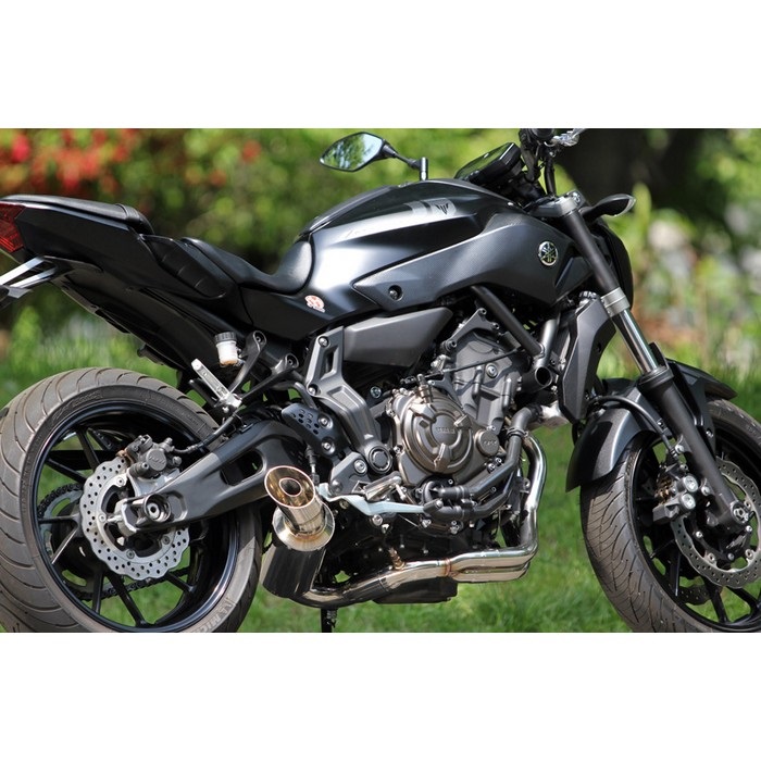 POWERBOX FULL フルエキゾーストマフラー ”SS” TitanBlue XSR700
