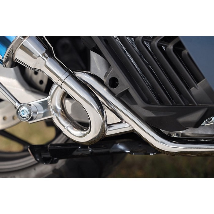 PURESPORT フルエキゾーストマフラー ”S” TitanBlue PCX125 23-｜フル