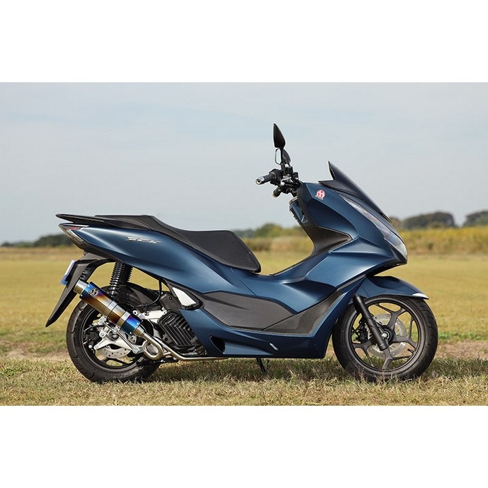 PURESPORT フルエキゾーストマフラー ”S” TitanBlue PCX125 23