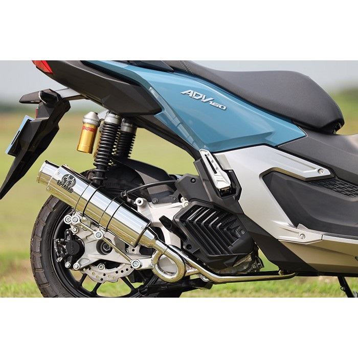 adv160 AKRAPOVIC風 エキゾーストマフラー adv160 AKRAPOVIC風 エキゾーストマフラー - メルカリ