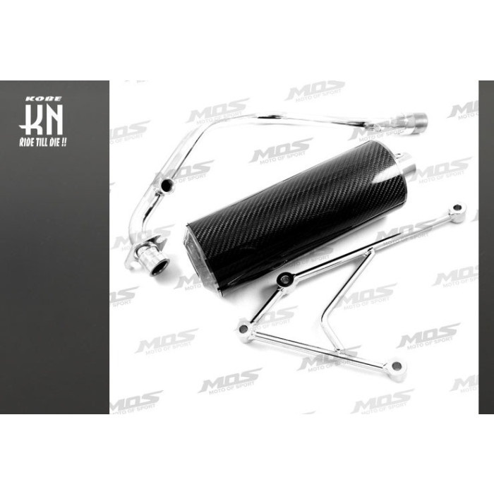 MOS カーボンスポーツマフラー【BWS125(5S9) BWS125X(46P)】限定販売