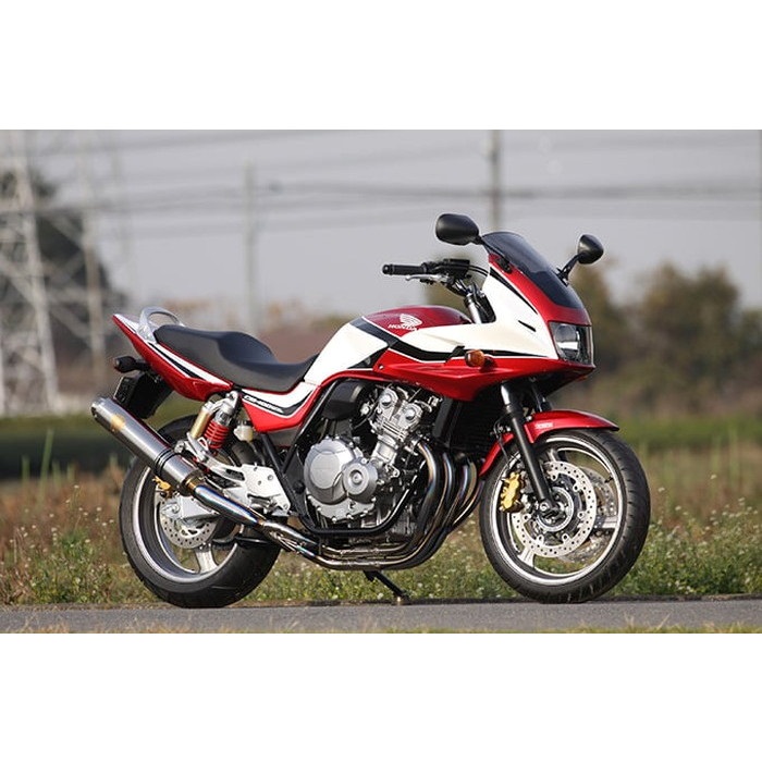 ワイバン シングル フルエキゾーストマフラー CB400SF/SB Revo 08-17