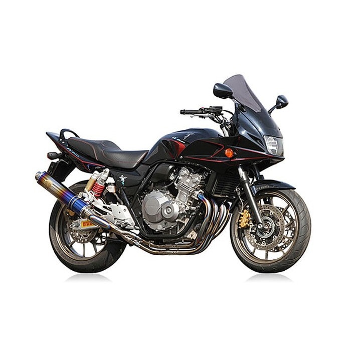ワイバン シングル フルエキゾーストマフラー CB400SF/SB Revo 08-17