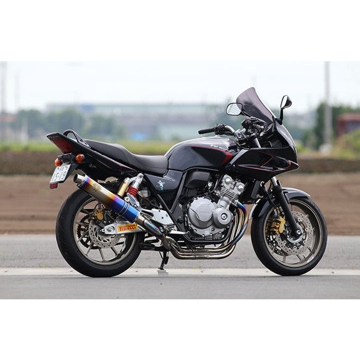 ワイバン シングル フルエキゾーストマフラー CB400SF/SB Revo 08-17