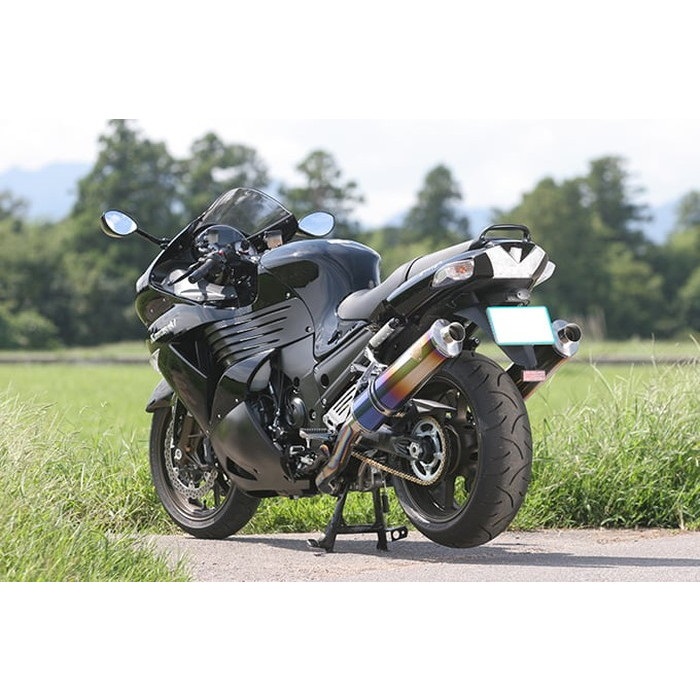 ワイバン ツイン オーバル フルエキゾーストマフラー ZZR1400 08