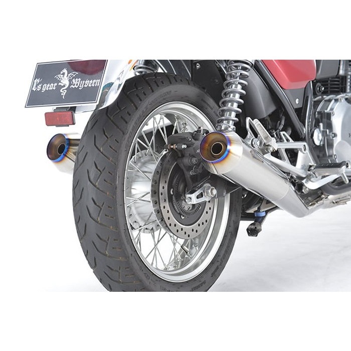 ワイバンクラシック ツイン フルエキゾーストマフラー チタン CB1100EX