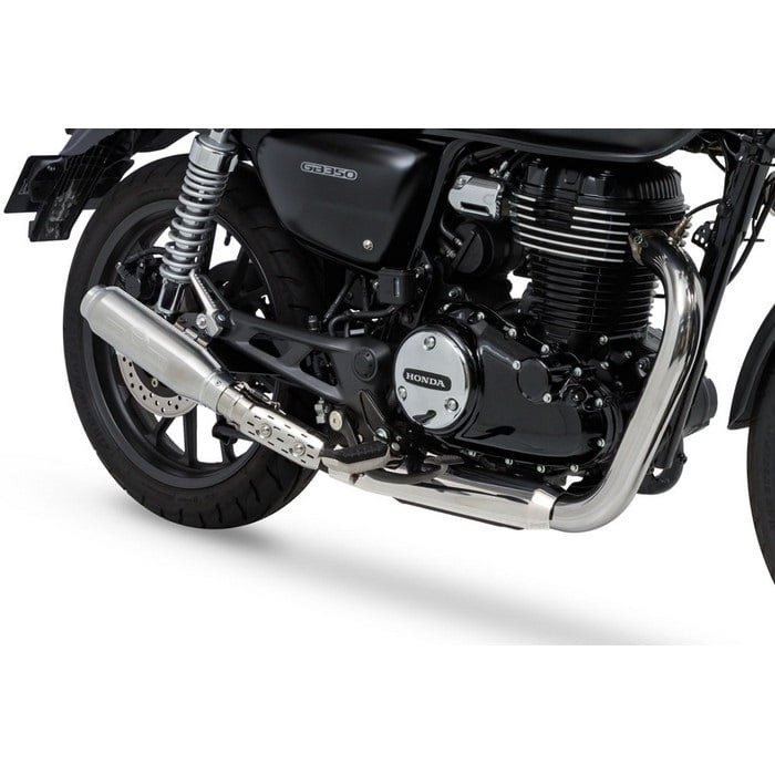 ワーナーブラザーズ giunon マフラー goodsショッピングサイト 商品詳細 TAPERED CONE スリップオンマフラー ブラック 250TR FI対応 - ESPECIALLY