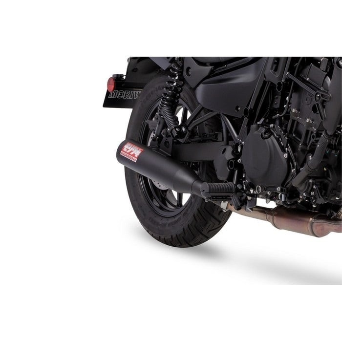 エリミネーター 400 スリップオンマフラー CROSS TWIN BLACK 車検対応 