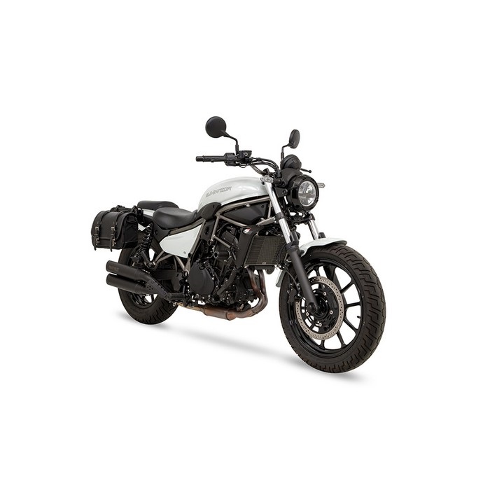 スリップオンマフラー CROSS TWIN BLACK 24- エリミネーター400 