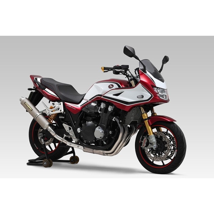 サイクロン LEPTOS EXPORT SPEC 政府認証 スリップオンマフラー 