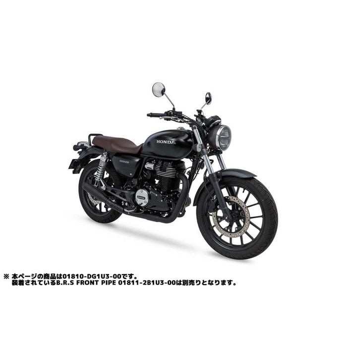 スリップオンマフラー MONSTER BLACK 21-22 GB350/GB350S｜スリップ