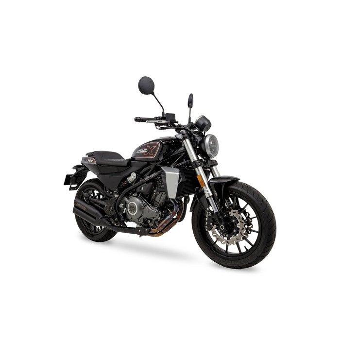 スリップオンマフラー CROSS TWIN ブラック X350 23-｜スリップオン