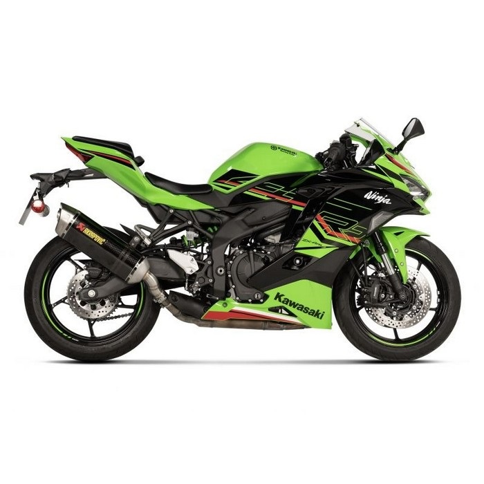 JMCA認証]SLIP ON LINE カーボン NINJA ZX-4RR/ZX-4R SE 23-24(8BL