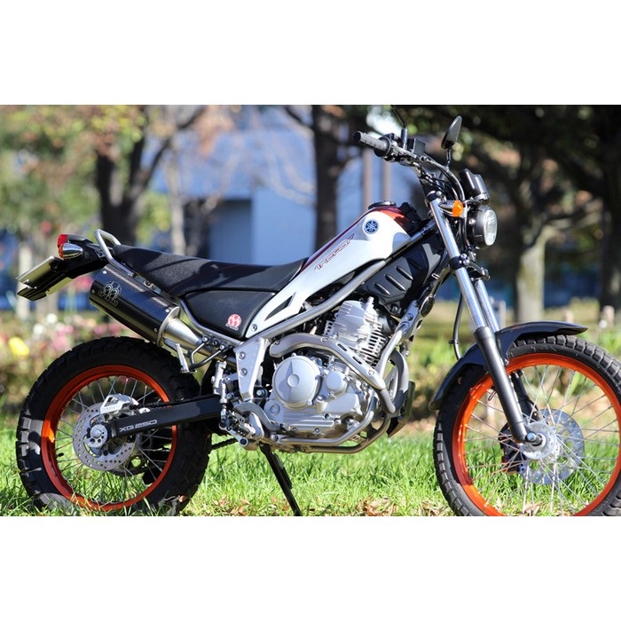 POWERBOX スリップオンマフラー Titan＆Carbon SEROW250 18