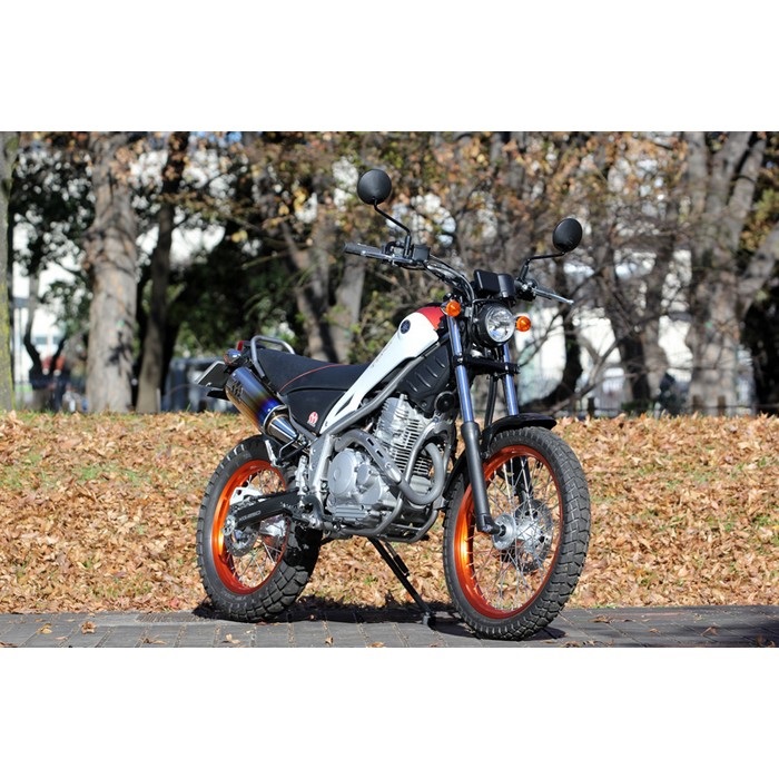POWERBOX スリップオンマフラー TitanBlue SEROW250/TRICKER 18