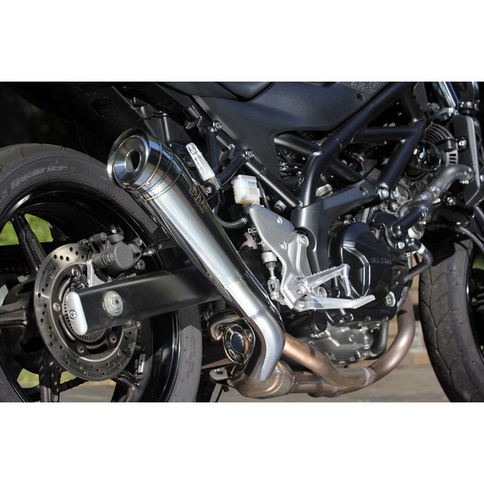 POWERBOX メガホン スリップオンマフラー SV650ABS 22-｜スリップオン