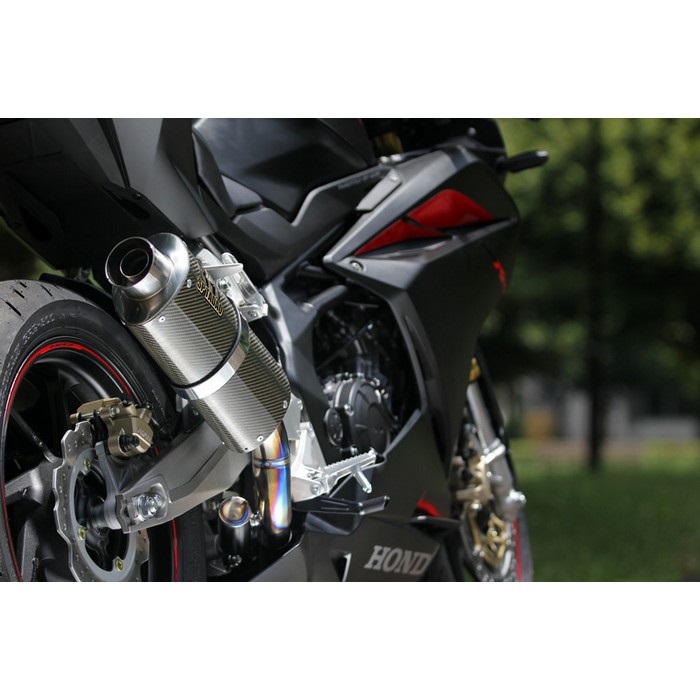 POWERBOX スリップオンマフラー Titan＆Carbon CBR250RR 17-｜スリップ