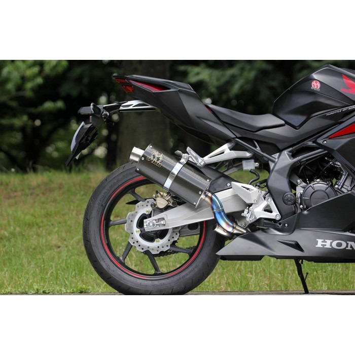 ストライカー スリップオン マフラー チタン CBR250RR 美品 セール 新品 ホンダCBR250RR スリップオンマフラー Sc project