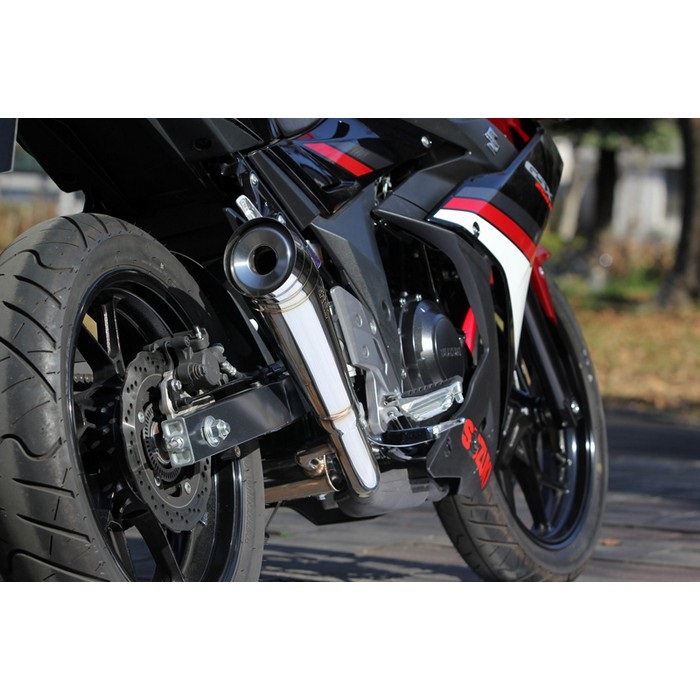 POWERBOX MEGAPHONE スリップオンマフラー GSX250R (2BK