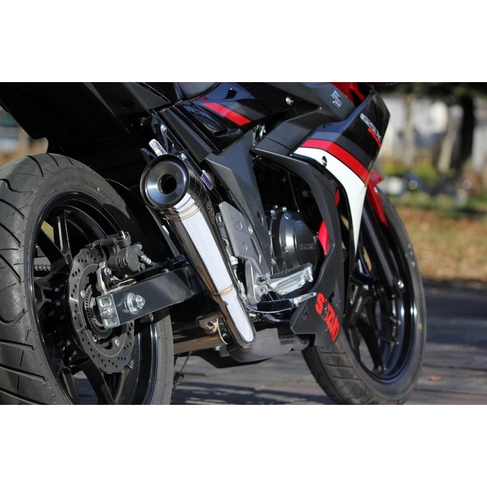 POWERBOX MEGAPHONE スリップオンマフラー GSX250R (2BK