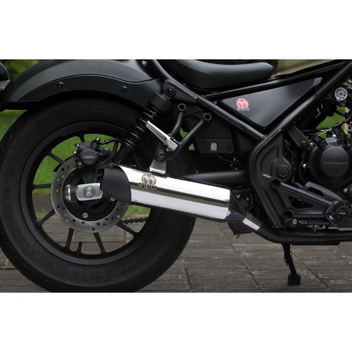 POWERBOX スリップオンマフラー SUS レブル250 -22｜スリップオン
