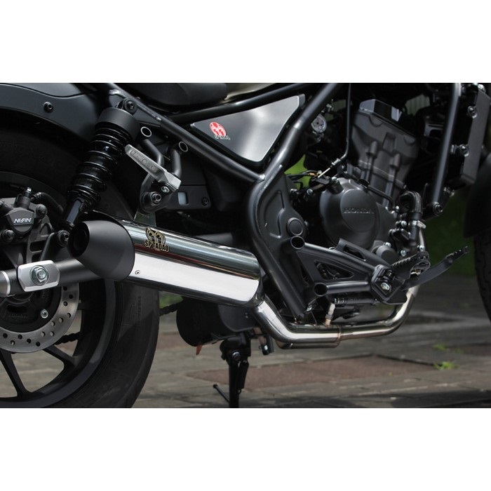POWERBOX スリップオンマフラー SUS レブル250 -22｜スリップオン
