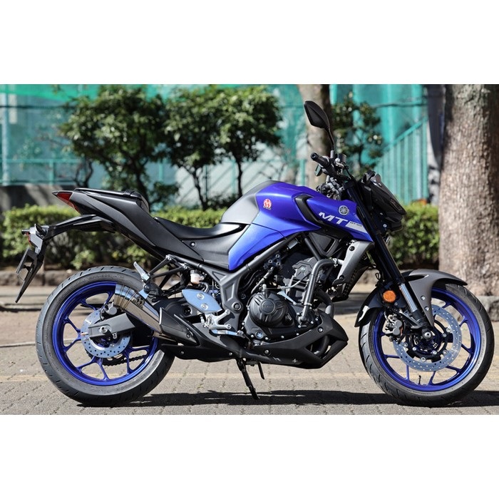 POWERBOX MEGAPHONE スリップオンマフラー YZF-R3/YZF-R25｜スリップ