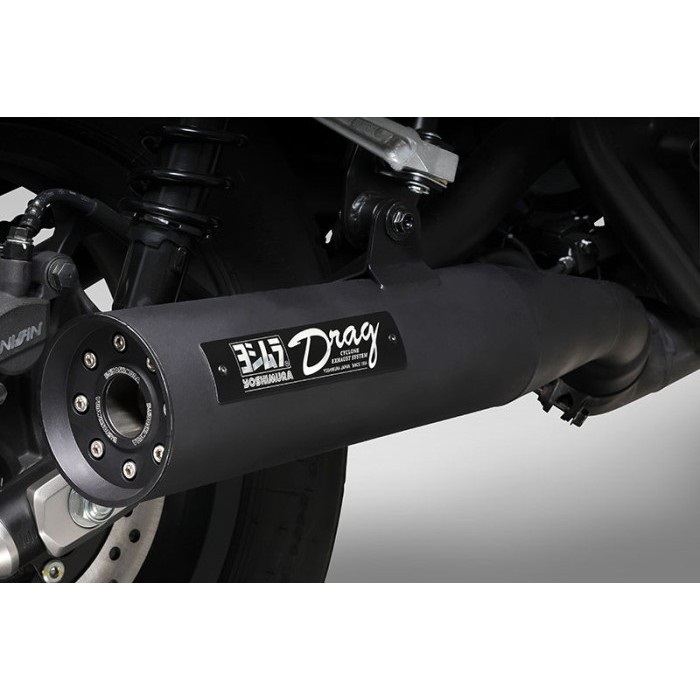 Dragサイクロン 政府認証 スリップオンマフラー Rebel 250 23-24