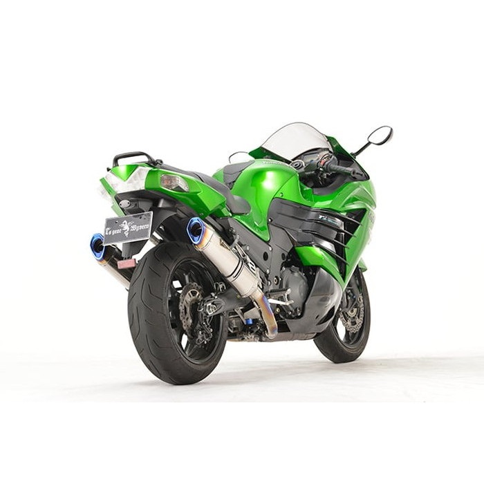 リアルスペック ツイン スリップオンマフラー Ninja ZX-14R 12-20