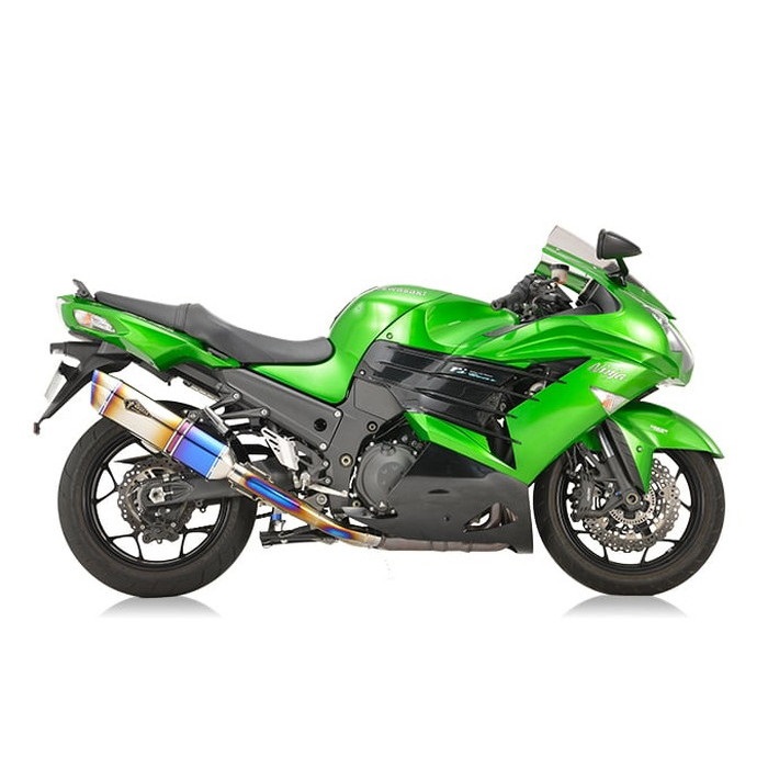 リアルスペック ツイン スリップオンマフラー Ninja ZX-14R 12-20
