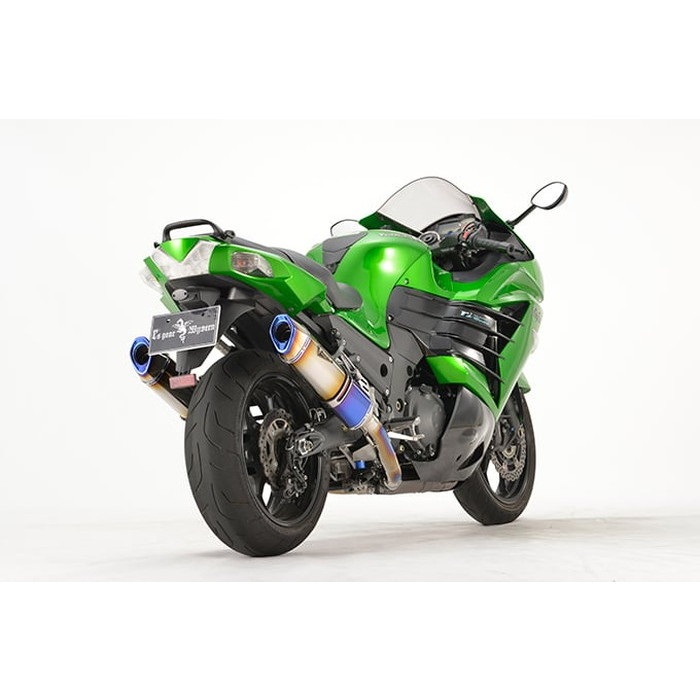 リアルスペック ツイン スリップオンマフラー Ninja ZX-14R 12-20