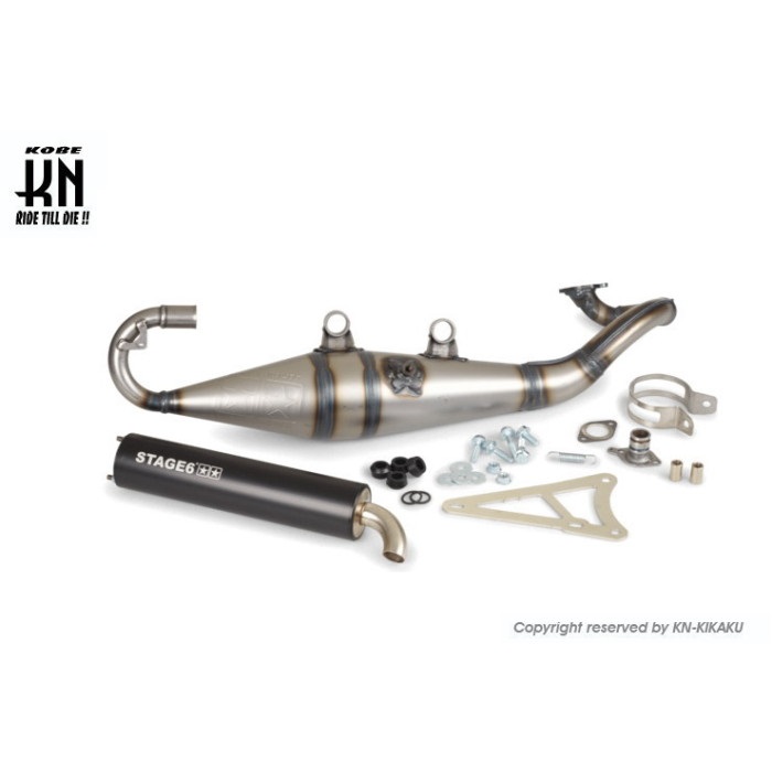Stage6　ユーロチャンバー 正規品 stage6高性能ユーロチャンバー メッキ カーボンサイレンサー