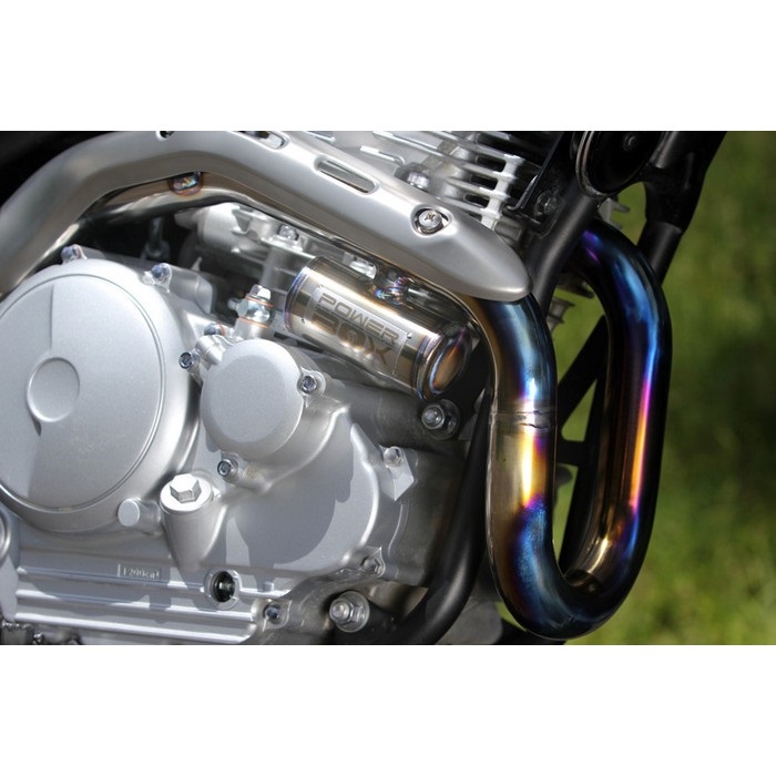 POWERBOX パイプ TitanBlue SEROW250/XT250X 08-｜エキゾースト