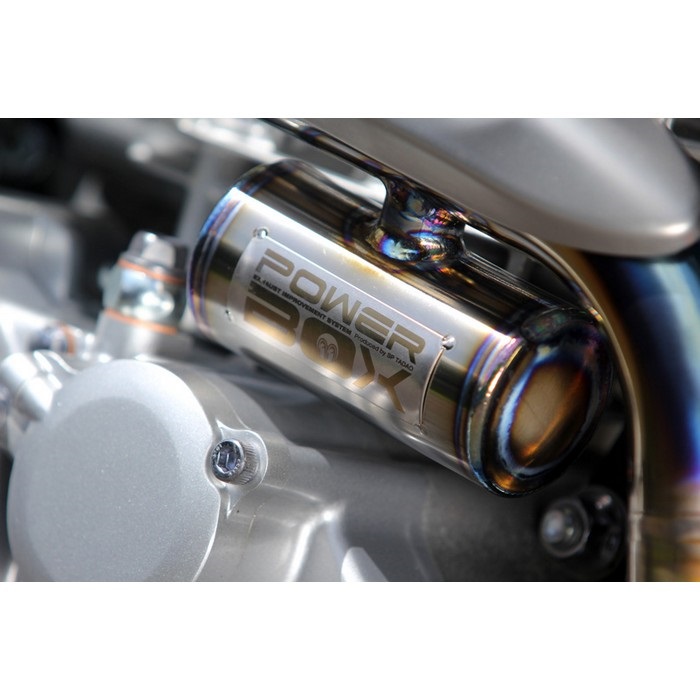 SP忠男　POWERBOX Pipe TitanBlue Kawasaki 16 ZX-10R (ZXT00S)POWER BOX TitanBlue K's-STYLE