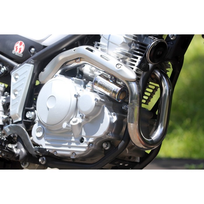 POWERBOX パイプ TitanSolid SEROW250/XT250X 08-｜エキゾーストパイプ