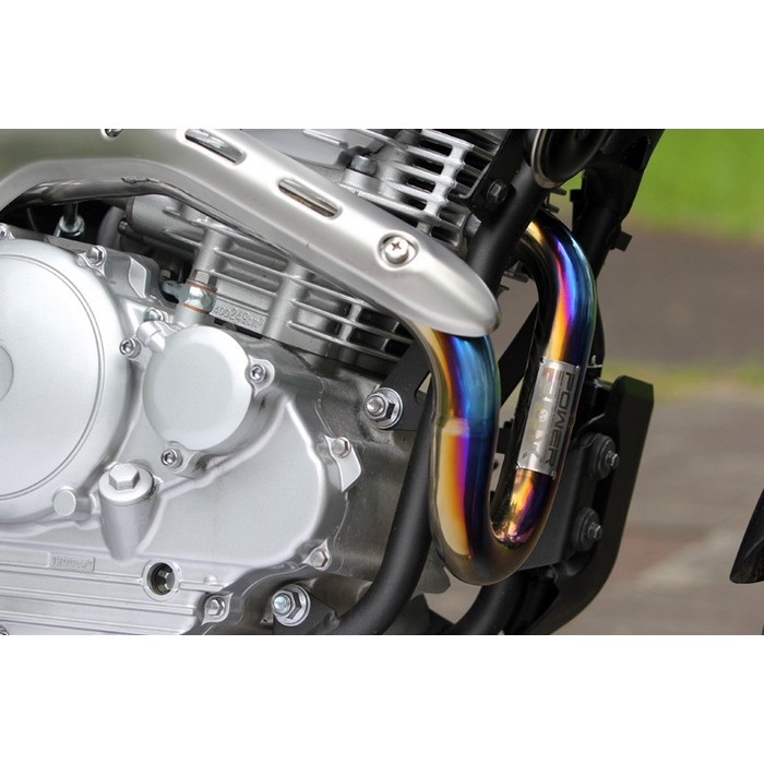 POWERBOX パイプ TitanBlue SEROW250 18-｜エキゾーストパイプ