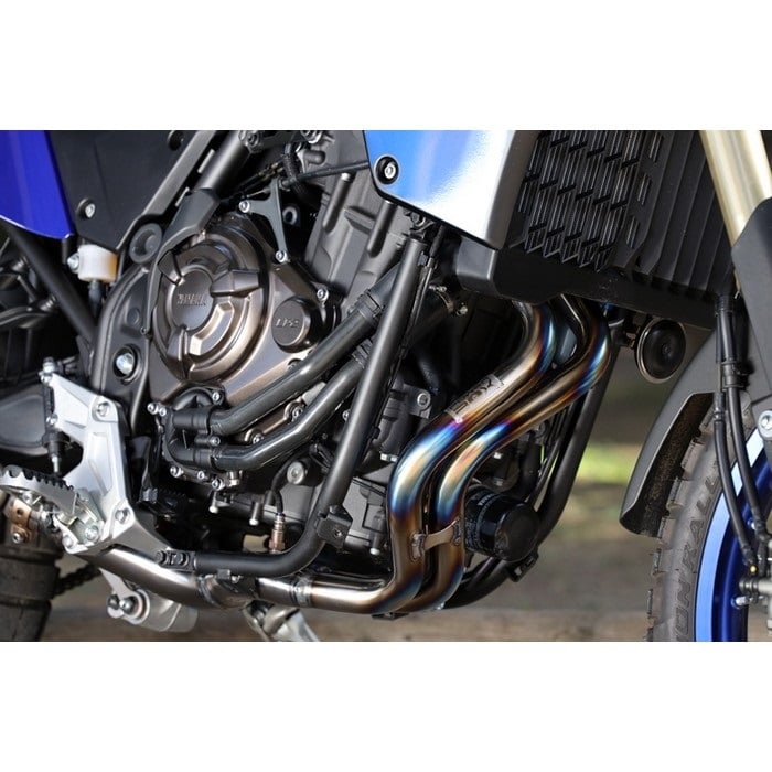 POWERBOX パイプ TitanBlue TENERE700 20-｜エキゾーストパイプ｜の