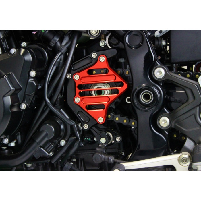 【極美品】Z900RS  純正　スプロケットカバー Z900RS（17－）フロントスプロケットカバー（ブラック/シルバー