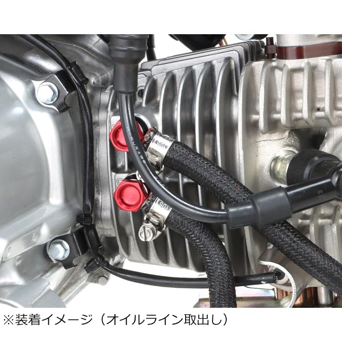 スーパーオイルクーラーKIT 3段コア・フレーム下部/シリンダーヘッド