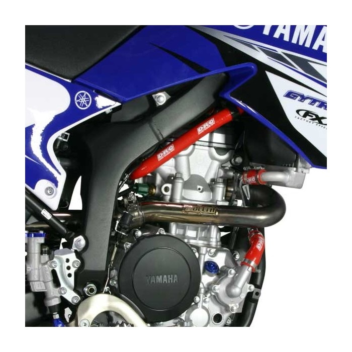 ふかまる　YZ250F　DRC　ラジエーターホース　チェーンガイドセット ラジエターホースキット ブルー YZ250F 24-25｜ラジエター