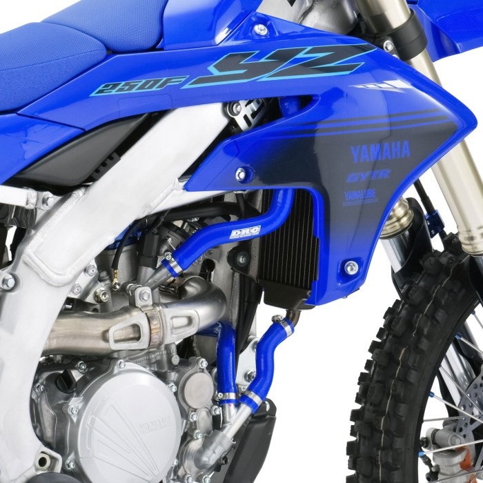 ラジエターホースキット ブルー YZ250F 24-25｜ラジエター