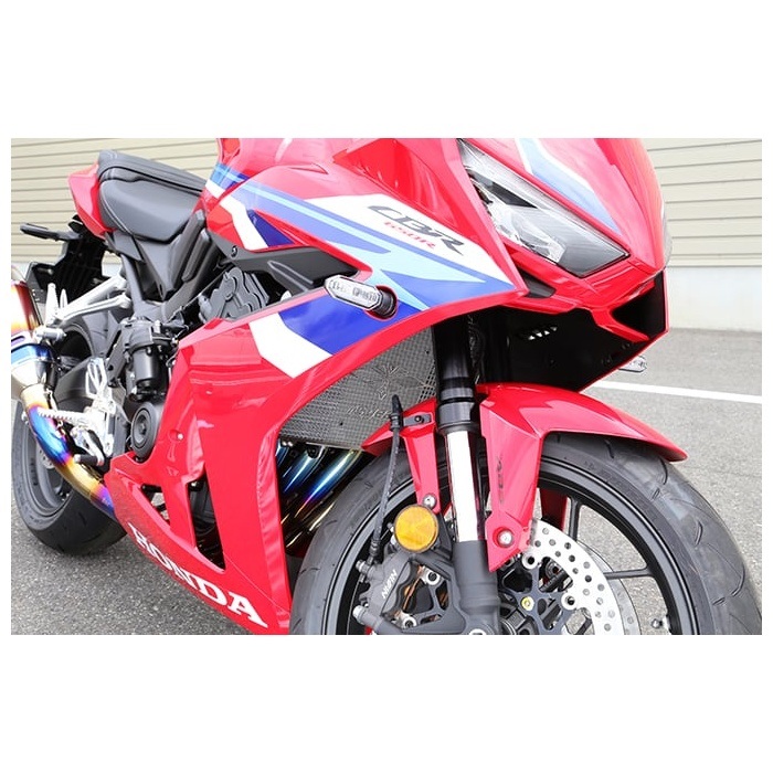ラジエターコアガード ラージロゴ / シルバー CBR650R/CB650R 19-22 23