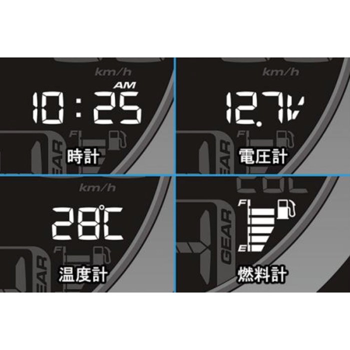 モンキー125 スーパーマルチDNメーター｜マルチメーター｜の通販なら