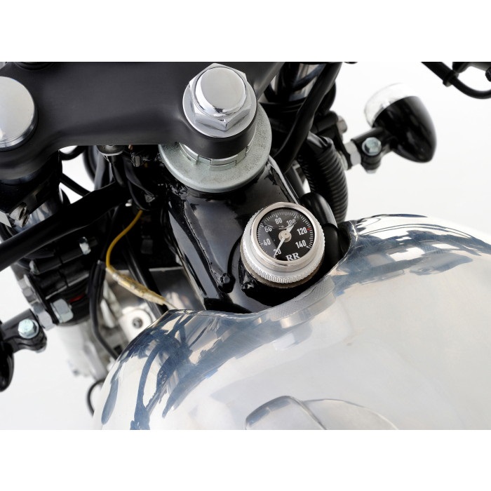 ヤマハ　SR400 RR社　ディップスティック油温計　文字盤ホワイト　ドイツ製 RRディップスティック付油温計 SR400 / 500 78-08 / SR400 FI 10-21