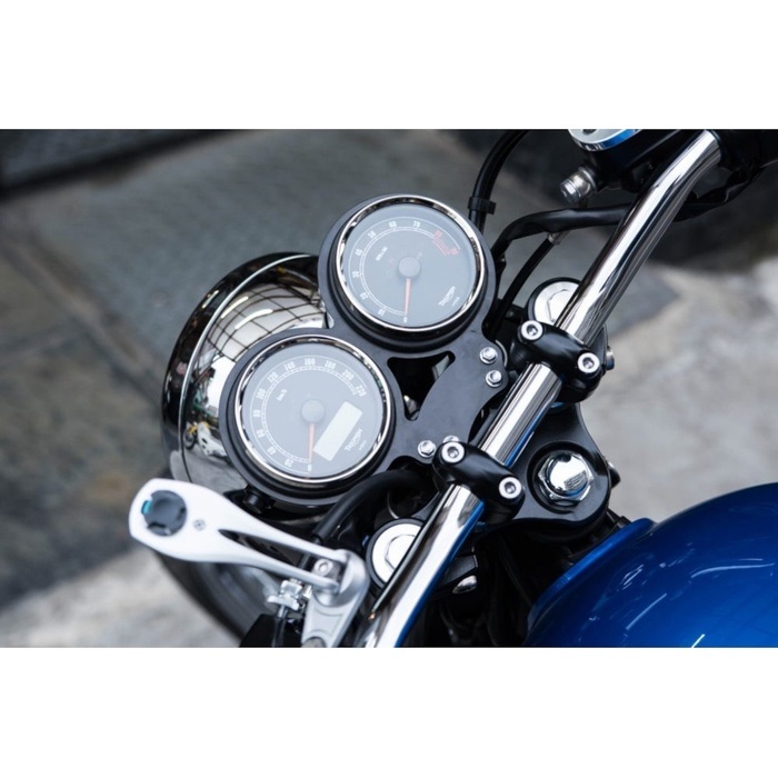 フラットメーターステー 空冷 T100 10-15 Scrambler 10-15 Thruxton 10