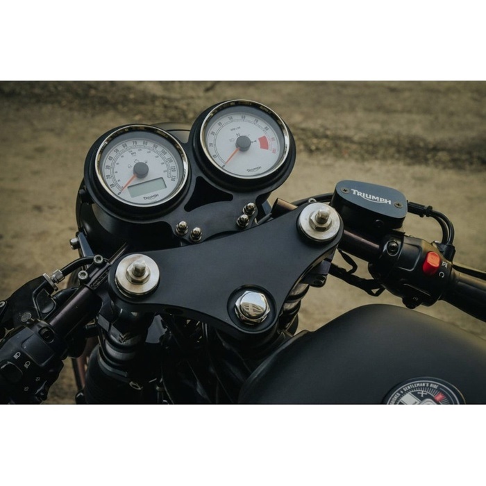 フラットメーターステー 空冷 T100 10-15 Scrambler 10-15 Thruxton 10
