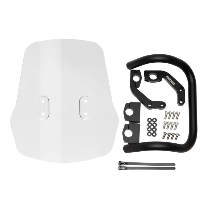 在庫限り】 アドベンチャー ウィンドシールド ライトスモーク セロー